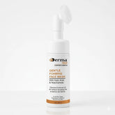 Derma Touch gentle foaming face wash with kojic acid and niacinamide plus built in brush